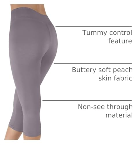 Image of SATINA High Waisted Leggings for Women - Comfortable and Stretchy in Versatile Sizes and Colors