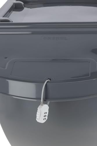 KERBL Futterbox stapelbar 60 Liter – mit Deckel, Kunststoff (Abmessungen 57,8 × 39 × 49 cm, Gewicht 2.582 kg, Kunststoff) 3210253