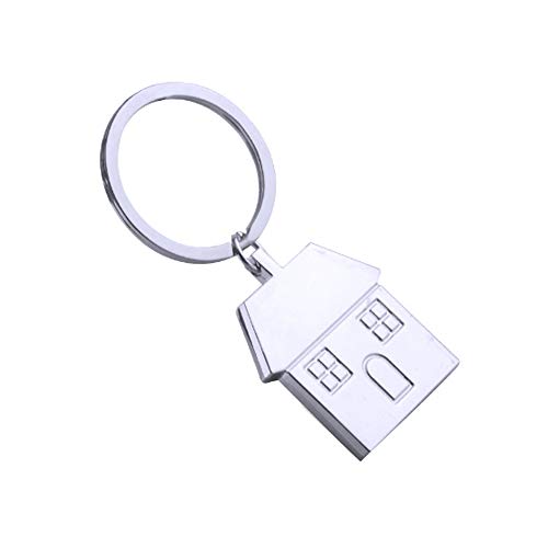 IKAAR Porte-clés en forme de maison de dessin animé avec fenêtre Cover