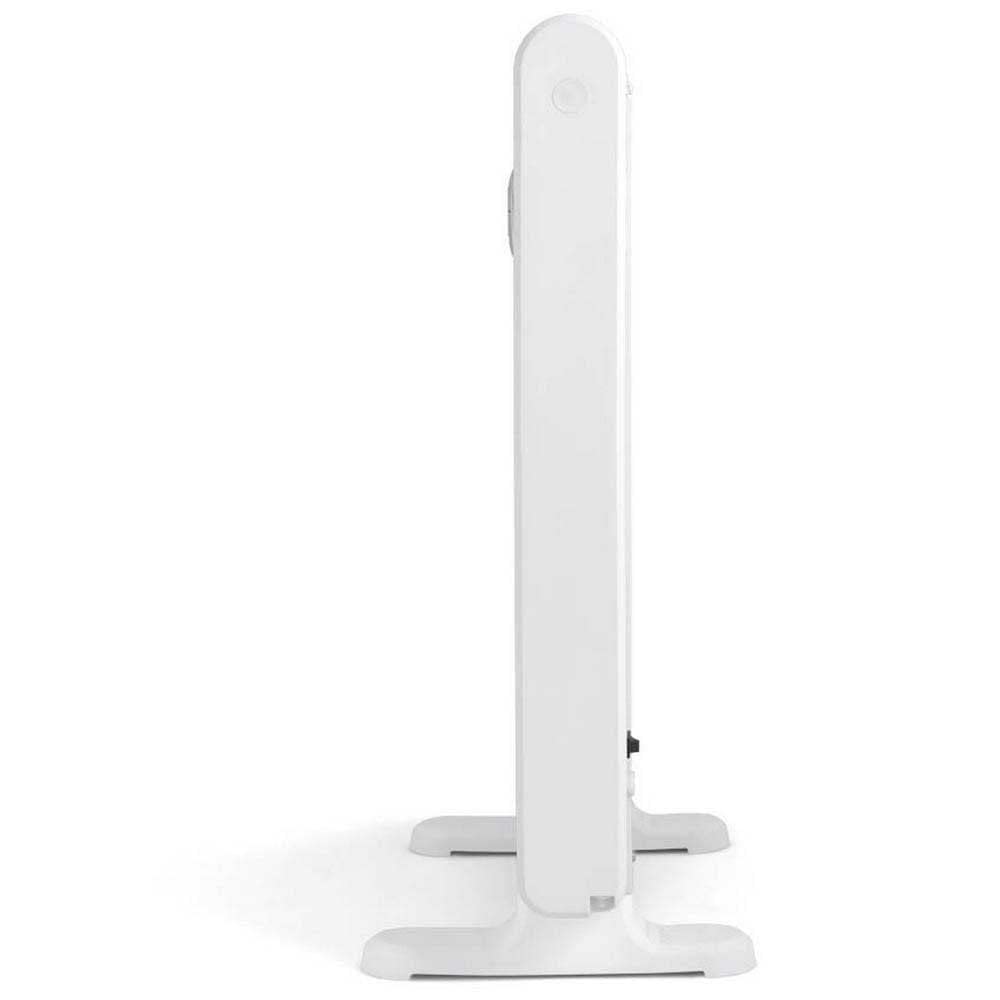 Orbegozo RRE 510 Radiateur à économie d'énergie, 3 éléments chauffants, écran numérique LCD, télécommande, programmable, 500 W, aluminium, blanc