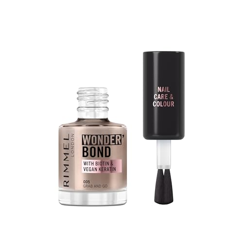 Rimmel Wonder'bond Smalto Per Unghie Colore 005 Grab And Go 12 Ml - 2
