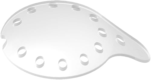 Miniatura 3 de Protectores de ojos transparentes de policarbonato ventilados, universales para el ojo izquierdo o derecho, 24 por paquete