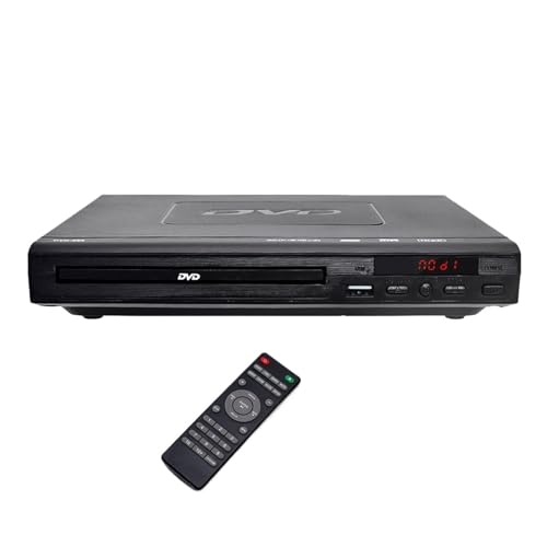 Reproductor De DVD-225 Reproductor De Discos De TV Digital Multiregión Compatible con DVD CD MP3 MP4 VCD USB Sistema De Cine En Casa