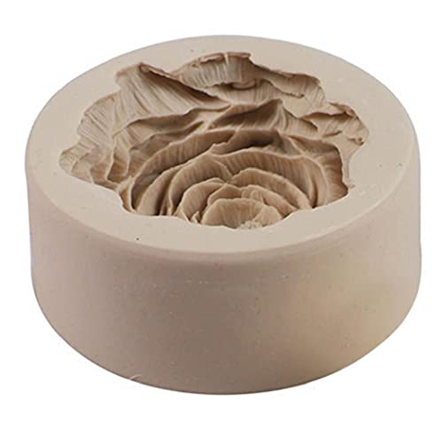 JIAWA Kerzenform Pfingstrose Blume 3D Silikonform für duftende Kerze Gips DIY Handwerk Backen Dekoration Kerzenform Cover