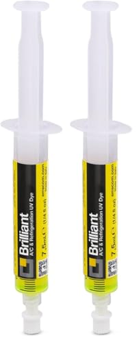 ERRECOM Brilliant - 7,5 ml, UV-Fluoreszenz-Tracer zum Aufspüren Kältemittellecks von Klimaanlagen und Kühlsysteme (Adapter Nicht enthalten)...