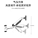 Wall-Mounted Monitor Bracket Industrial Equipment Cabinet Computer Screen Bracket 8KG TV Bracket GA12W(GA12W-silver)