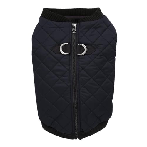 Image of Gooby Fashion Vest Dog Jacket, Black, Medium