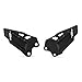 Mokiton Motorcycle Foot Peg Footrest Protector Compatible With K.awasaki Ninja ZX6R 2025 2024 2023 2022 2021 2020 2019 | Rear Heel Plates Guard ZX-6R ZX636 Ninja636 Accessories (Black)