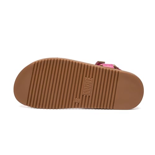 Image of Rihero Women's Flat Sandals Comfortable Open Toe Adjustable Strap Walking Footbed Sandals
