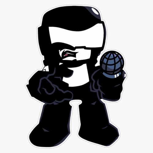 Tankman Character from FNF Sticker Decal Car Window Water Bottle 5