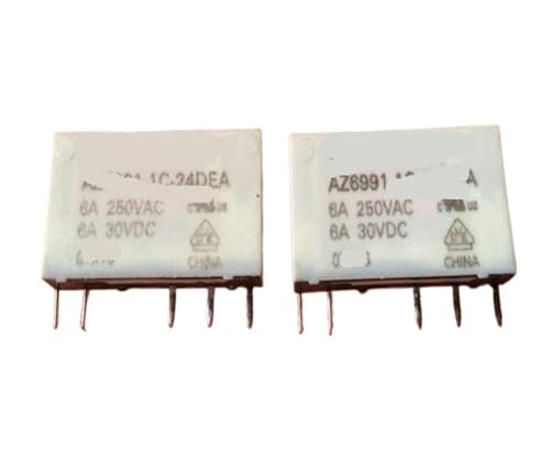 Relé AZ6991-1C-24DEA DIP5 de 6 A y 250 V CA en formato de 2 piezas