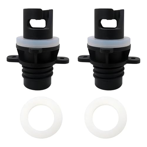2x Replacement Hose Attachments Compatible for Most Electric Pump, Paddle Board Valve Adapter Set with 3 rubber 0-rings 5.2mm 5.2mm 3.0mm for Kayak electric pump Nozzle