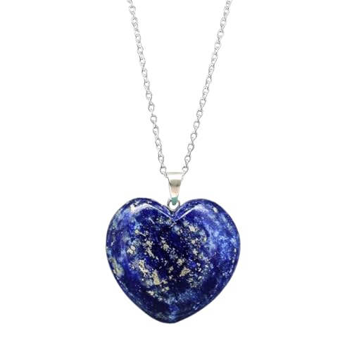 Gempires Heart Crystal Pendant Necklace for Women