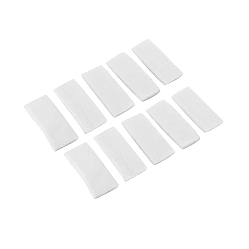 Healeved 5Pairs Dual Sided Magnetic Glass Wiper Cleaner Cotton Pads Lint Strong Water Absorption for Glass Cleaning for Windows Showers and Fish Tanks