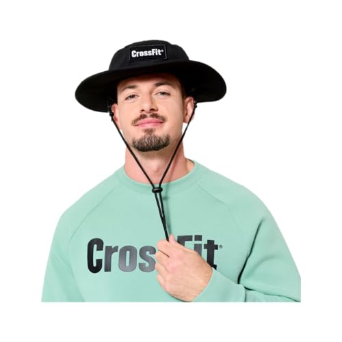 Crossfit Sonnenhut – Outdoor Northern Spirit – mit verstellbarem Kordelzug – ideal für Sport, Wandern, Crossfit, Crosstraining, Fitness, Schwarz , 58-70 Crossfit Sonnenhut – Outdoor Northern Spirit – mit verstellbarem Kordelzug – ideal für Sport, Wandern, Crossfit, Crosstraining, Fitness, Schwarz , 58-70