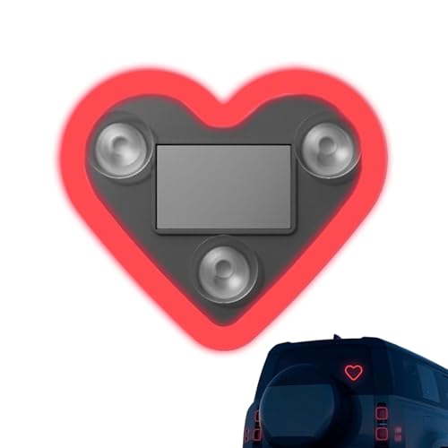 Luz Ambiental LED para Coche - Luces de Ambiente para Interior de Auto en Forma de Corazón,Iluminación Decorativa Romántica para Automóvil Moto Puerta - Día de San Valentín Moto Puerta Camión