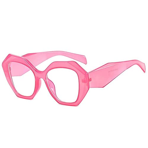 Gafas de ordenador para trabajar en oficina con montura de polígono vintage