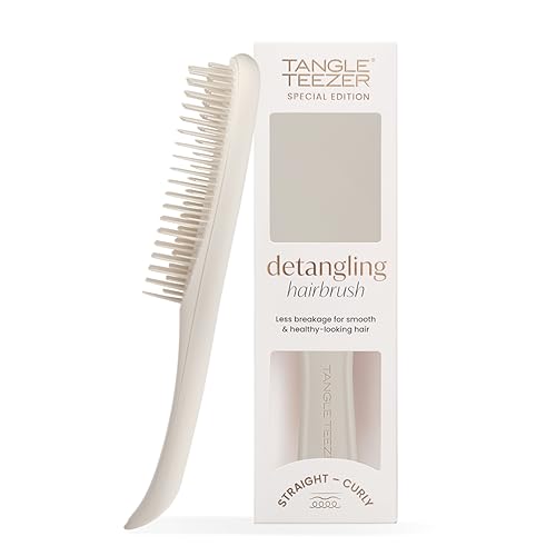 Tangle Teezer Ultimate Detangler Hairbrush - Cepillo Desenredante para Pelo Seco y Mojado - Apto para Todo Tipo de Cabello - Púas de Doble Altura para Menos Rotura y Sin Nudos - Gris Pómez
