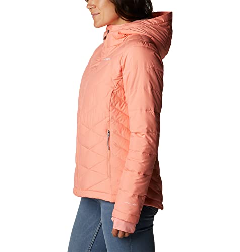 Image of Columbia Women's Omni-Heat Reflective Heavenly Hooded Hiking & Trekking Down Standard Length Jacket