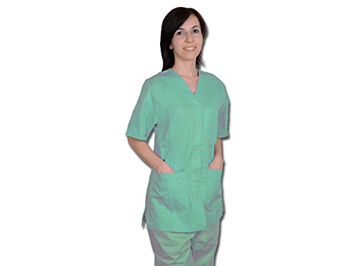 Gima 21116 Portadorsal con botones automáticos para mujer, talla XXL, Verde