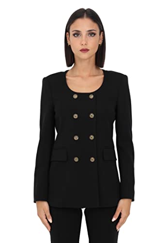 giacca Pinko Eugenia Giacca Punto Stoffa, Giacca Donna, Nero, 46