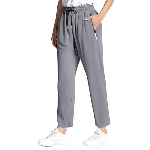 Image of Pants for Women Over 50, Ice Silk Womens Casual Ice Silk Breathable Pants