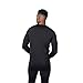 Hot Chillys Men's Micro-Elite Chamois Crewneck(Black, X-Large)