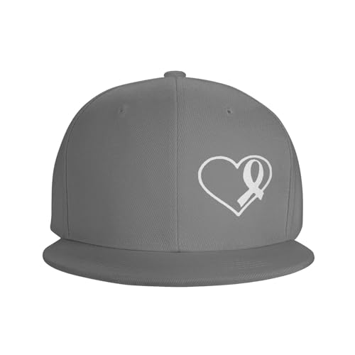 Cervical Cancer Ribbon Adjustable Outdoor Baseball Hat Flat Hat3