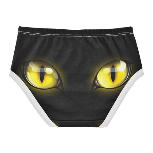 Cat Eyes Monster Funny Little Girl Panties Girls Underwear Toddler Cotton Colorful Underpants Briefs 2t2