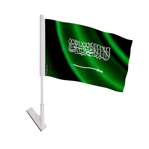 Pixelforma - Bandera adhesiva de Arabia Saudita (1 unidad)