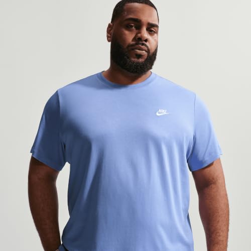 NIKE Sportswear Club Herren-T-Shirt, Royal Pulse, AR4997-494, M – Ansicht 5