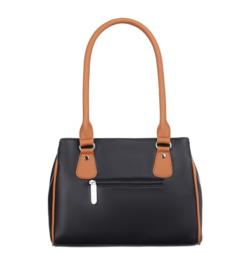 Image of Stylish Women Faux Leather Handbags Medium size 3 Comaprtment Office College Daily use Shoulder bag for Women