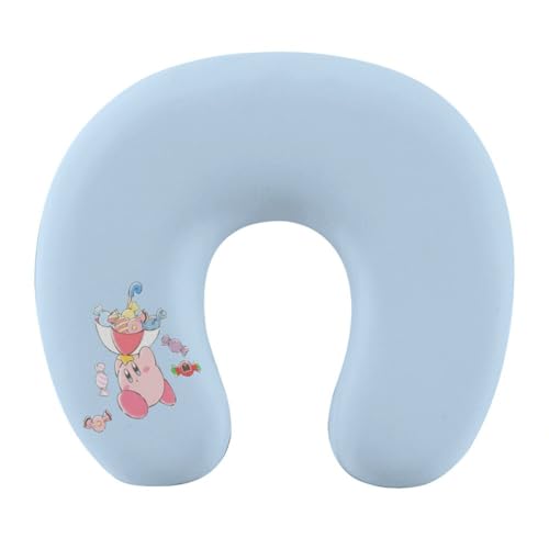 星のカービィ ネックピロー U型まくら 携帯枕 旅行用 枕 カバー洗濯可 持ち運び便利 飛行機 車 新幹線 バス に適用 携帯枕 首枕 旅行枕 オフィス 休憩中 おしゃれ かわいい