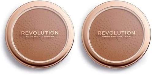 MakeUp Revolution Mega Bronzer 02 warm (Packung mit 2)
