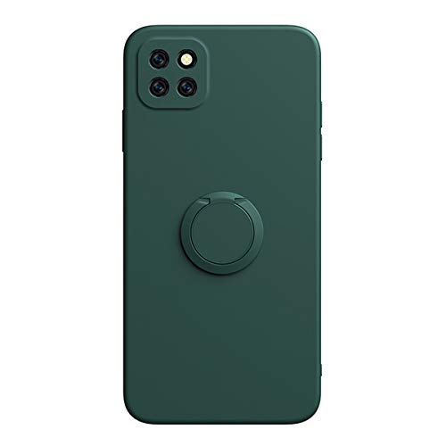 UKDANDANWEI Capa Enjoy 20 5G, suporte de anel de metal fino com rotação de 360 graus, capa magnética