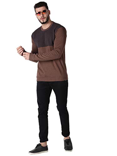 Image of URGEAR Full Sleeve Self Design Men Sweatshirt