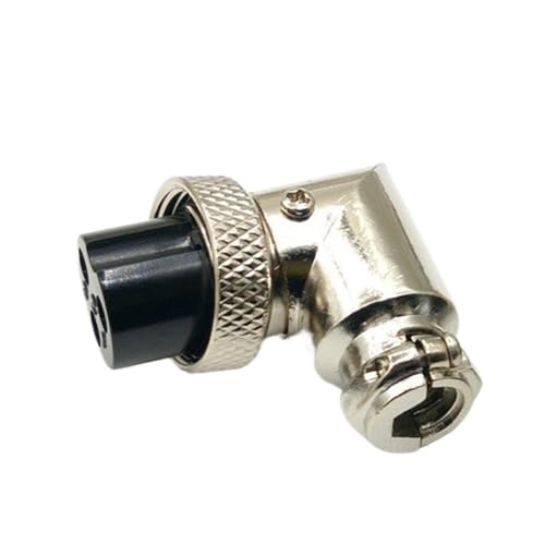 Connecteur GX16 4 broches femelle de haute précision pour montage câble audio