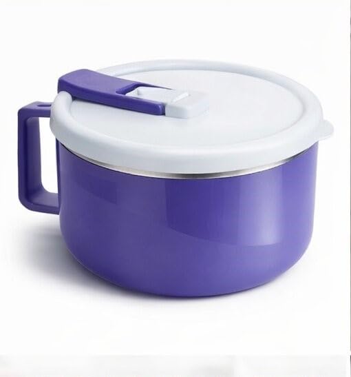 Leak Proof Insulated Food Bowl with Handle – Stainless Steel Lunch Container for Office, Travel & Kids, Keeps Food Hot & Fresh-image-48