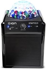ION Audio Party Time | Portable Bluetooth Speaker System with Built-in Beat-Sync Light Show (8W)