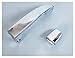 YONGFENG Door Handle Fit pour Chevrolet Captiva Sport/Aveo/Saturn 2009 2010 2011 2012 2013 2014 Porte Avant 2015 DOROR DOROR Chrome Outer PAREL (Color : Handle with Cap no Hole)
