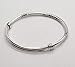 Sterling Silver Thick Solid Handmade Boho Bangle Bracelet, Adjustable to 7