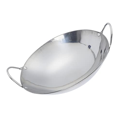 VALICLUD Olla de Cocción de Inoxidable Mango Antideslizante para Hot Pot para Cocina y Uso Individual