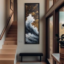 Décoration côtière 55 x 110 cm pour grands murs étroits - 2