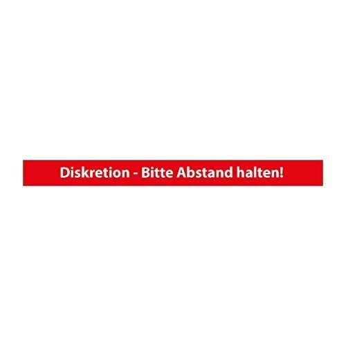 Preisvergleich Produktbild Diskretion - Warnhinweis Boden 700x60mm -Variante 4 - Rutschemmungsklasse R11