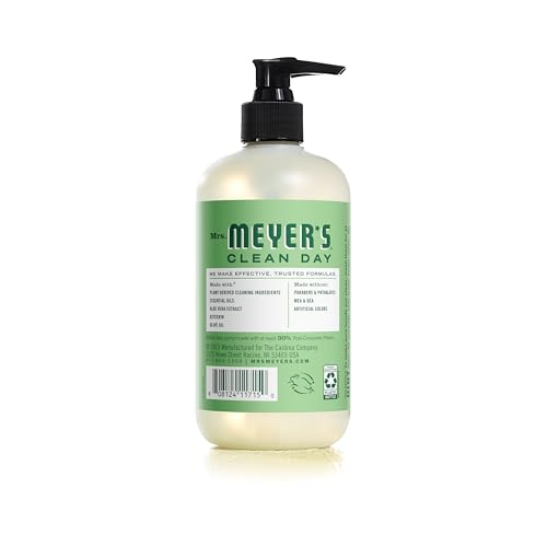 Image of MRS. MEYER'S CLEAN DAY Hand Soap,Cucumber Scent,12.5 Fl Oz Bottle,(Pack of 2)