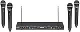 SAMSON Stage 412 Four Performer Handheld VHF Wireless Microphone System