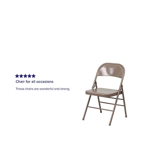 Flash Furniture HERCULES Series Double Braced Metal Folding Chair - Image 6