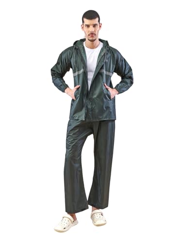 Image of LUX VENUS Reflecting Design Tapping Rain Suit for Men
