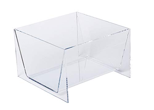 CHOICE ACRYLIC DISPLAYS Photo Bin for 16" x 20" Mats or Photos | Art Display Bin | Flip Bin for Photographs