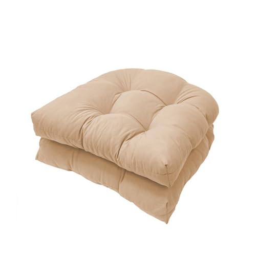 FYHTC 2 Stück Sitzkissen in 48x48cm, Bequeme Sitzkissen U-förmiges...